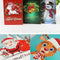 Tarjeta de Navidad con Pintura de Diamantes Creativa