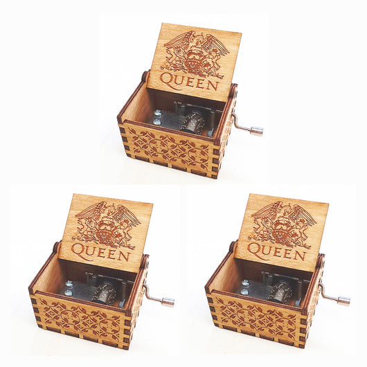 Caja de Música Tallada en Madera con Manivela - Viaje de Chihiro - Image 6