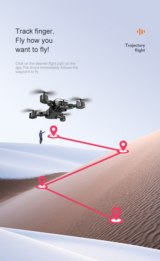 Dron Inteligente 8K con Evasión de Obstáculos y Diseño Plegable - Image 19