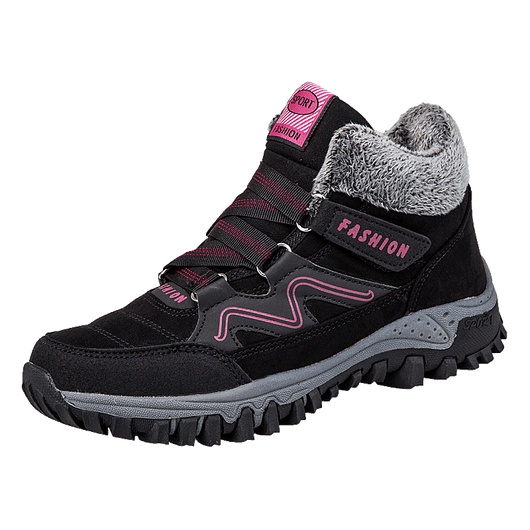 Zapatos de Algodón para Mujer con Forro de Terciopelo Cálido para la Nieve - Image 19