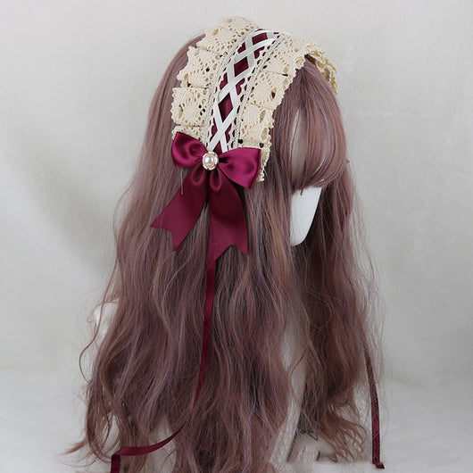 Diadema Lolita de Encaje Estilo Soft Girl Japonés - Image 27