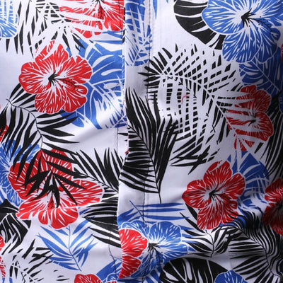 Camisa Floral de Playa para Hombre - Manga Corta de Verano - Image 9