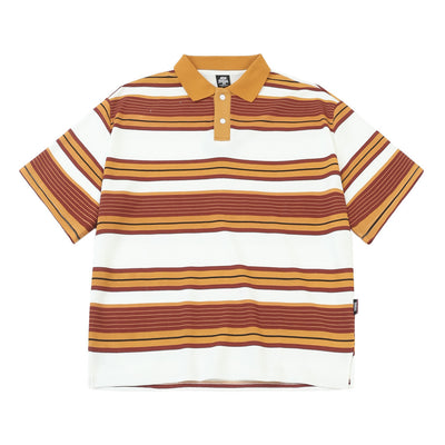 Camiseta Polo Hombre a Rayas con Solapa