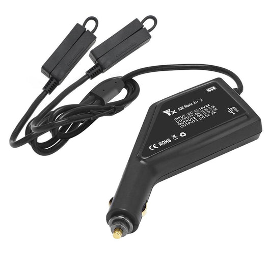 Cargador Dual para Autos Eléctricos con Batería Recargable y Control Remoto