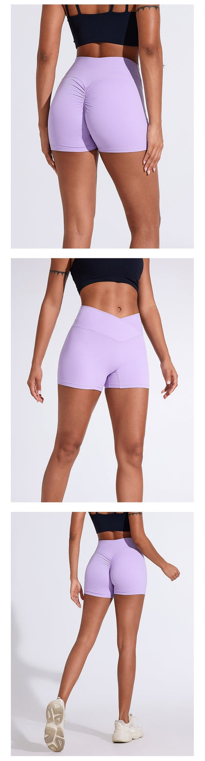 Pantalones Yoga Levantacaderas de Cintura Alta Plisados - Estilo Europeo - Image 29