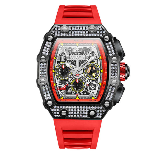 Reloj Mecánico Multifuncional con Diamantes - Elegancia y Precisión - Image 13