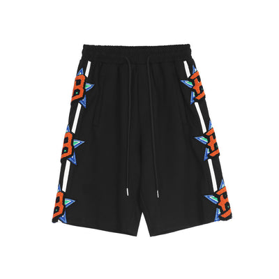 Shorts Casuales con Cordón y Estampado de Letras para Hombre - Image 15