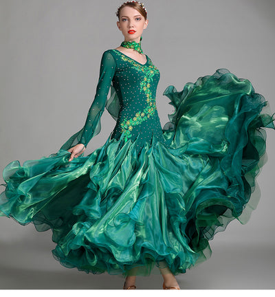 Vestido de Danza Moderna Estándar Nacional para Presentaciones - Image 21