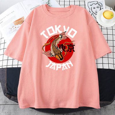 Camiseta Estampada Unisex de Algodón - Manga Corta Cuello Redondo Verano - Image 15