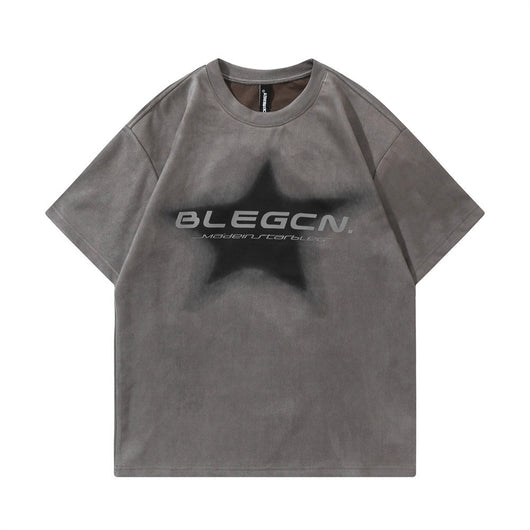 Playera Estampada con Estrella de Cinco Puntas para Hombre - Image 18