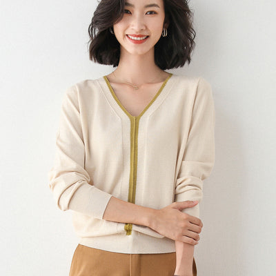 Blusa Térmica de Punto con Combinación de Colores - Image 14