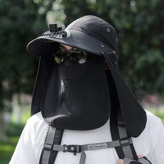 Sombrero de Protección Solar con Cobertura Facial para Pesca y Montaña - Image 12