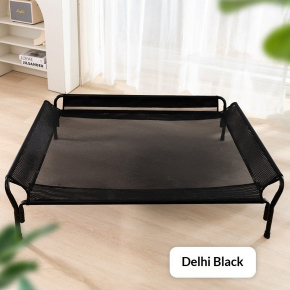 Cama de Camping para Perros Medianos y Grandes con Diseño de Rayas Divertidas