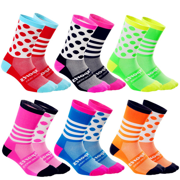 Calcetines Deportivos Multideporte para Ciclismo, Running y Skateboard