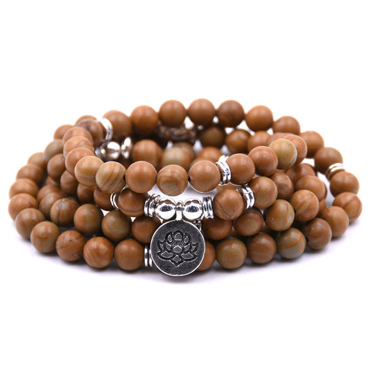 Pulsera Buddha de Plata con Cuentas de Loto - Yoga y Espiritualidad - Image 19