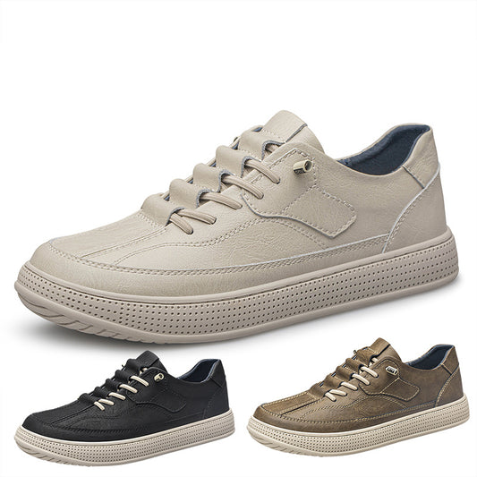 Zapatillas de Skate Casual Transpirables con Cuero Genuino - Image 2