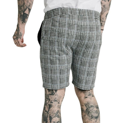 Pantalones Cortos Casuales a Rayas para Hombre - Corte Recto y Ajustado - Image 10