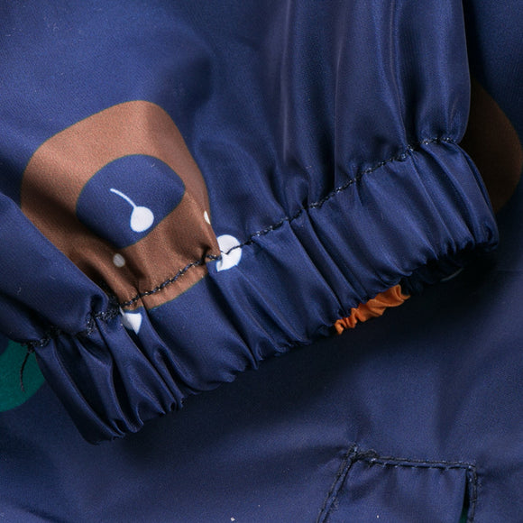 Chamarra Hoodie con Cierre de Oso Estampado