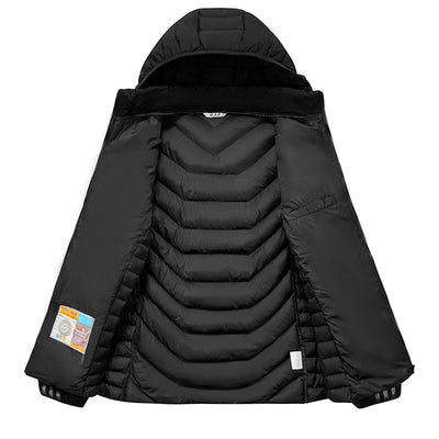 Chaqueta Acolchada con Capucha - Abrigo Casual Cálido para Invierno - Image 12