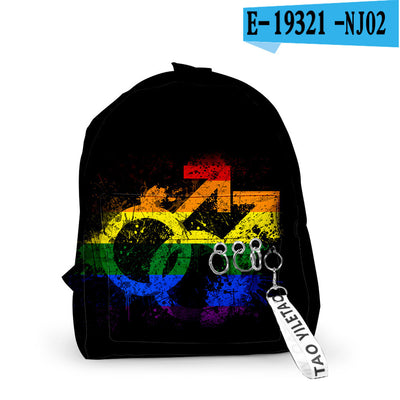 Mochila Escolar Unisex con Impresión 3D Digital - Estilo Moderno para Estudiantes - Image 32