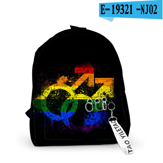 Mochila Escolar Unisex con Impresión 3D Digital - Estilo Moderno para Estudiantes - Image 32