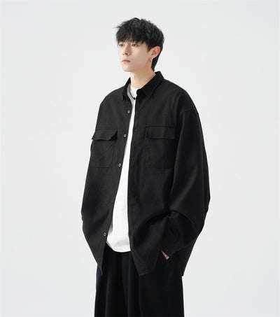 Camisa Jacket Casual Oversize para Hombre - Talla Grande - Image 24