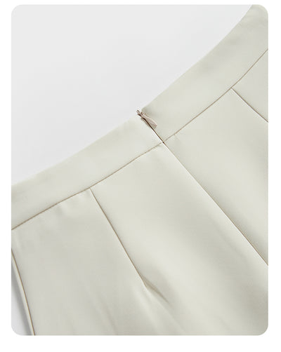 Falda A-line Cintura Alta con Diseño Irregular - Image 13