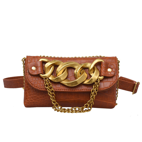 Bolso Bandolera Coreano Minimalista con Bolsillo Frontal