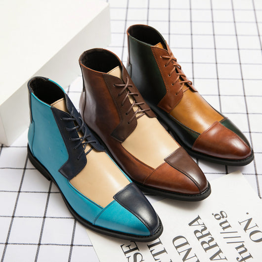 Zapatillas Altas Puntiagudas para Hombre - Estilo Casual Moderno - Image 9