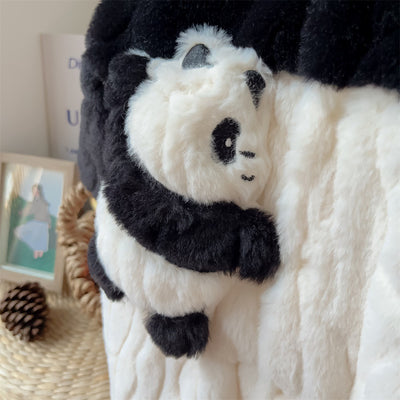 Mameluco Térmico para Bebé Panda Menor con Capucha y Forro Polar - Image 5