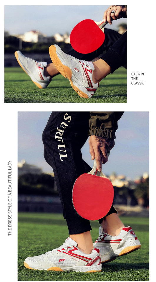 Zapatillas de Tenis de Mesa con Malla - Entrenamiento y Competencia - Image 20