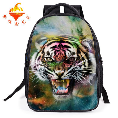 Mochila Escolar Infantil Estampado Tigre - Grados 1 a 6 - Image 3