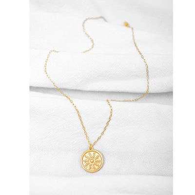 Collar de Oro Laminado para la Clavícula - Image 5