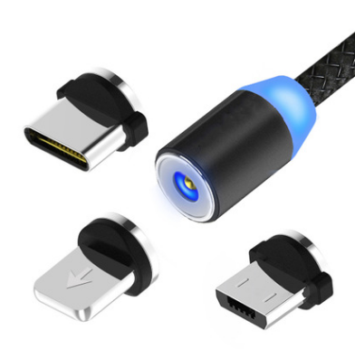 Cable de Carga Magnético 3 en 1