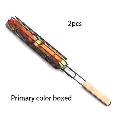 Pinza para Carnes con Mango de Madera y Malla - Herramienta BBQ Profesional - Image 19