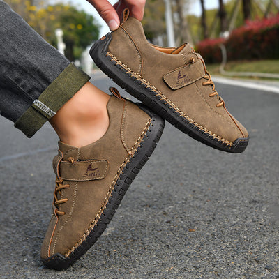 Botas Cortas para Hombre Talla Grande con Costura a Mano - Image 20
