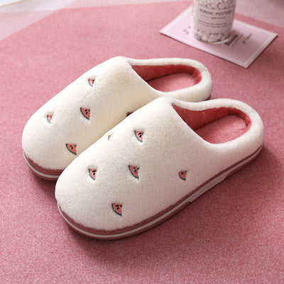 Pantuflas de Invierno Mujer Algodón Frutal - Comodidad y Calidez para Casa - Image 6