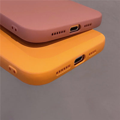 Funda Protectora Mate de Color Sólido para Teléfono - Image 4