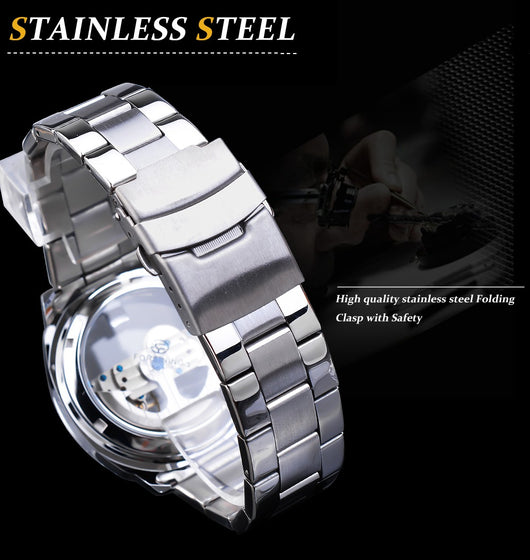 Reloj Mecánico Automático con Diseño Esqueleto - Image 8