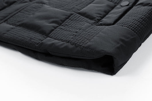 Chaqueta Acolchada de Algodón para Hombre - Estilo Business Casual con Cuello Polo - Image 17
