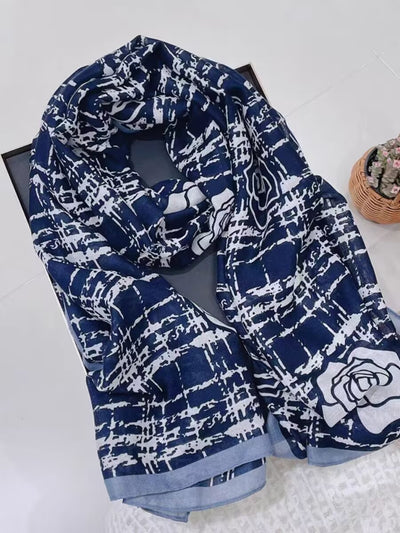 Foulard de Algodón y Lino Ligero - Pareo Sedoso Protección Solar para Playa y Viajes - Image 20