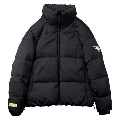 Chamarra Acolchada con Cuello Alto para Hombre - Image 10