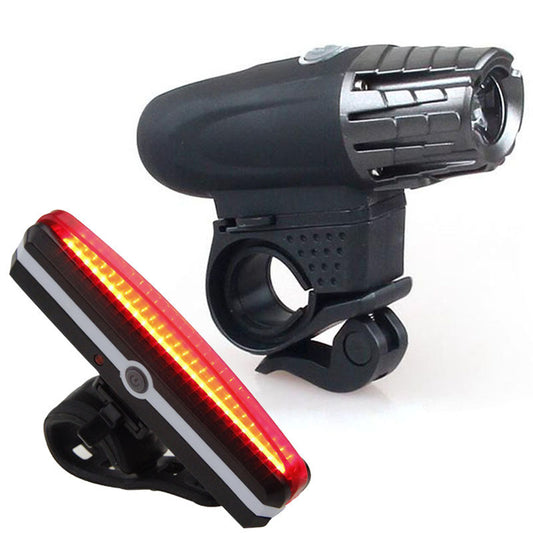 Set de Luces LED Recargables USB para Bicicleta
