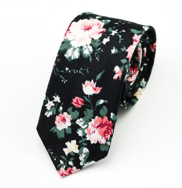 Corbata de Algodón con Estampado Moderno para Hombre - Image 13