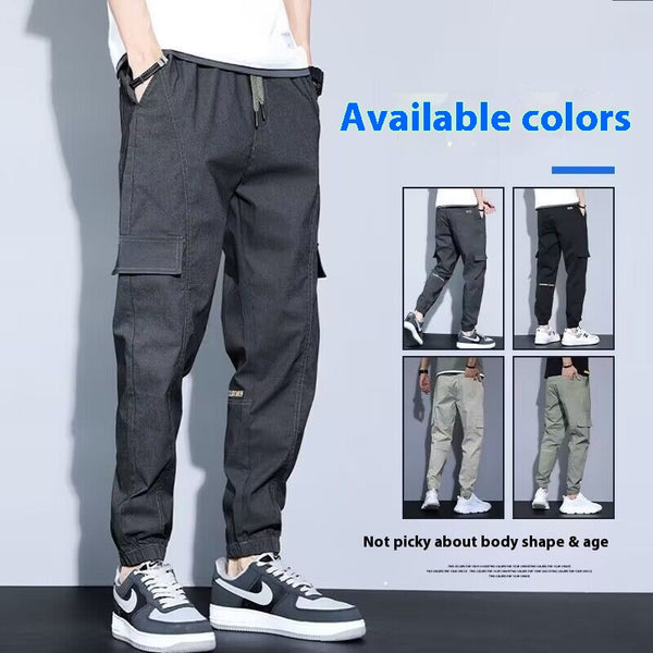 Pantalones Harem Deportivos Sueltos para Hombre - Cintura Ajustable Tendencia