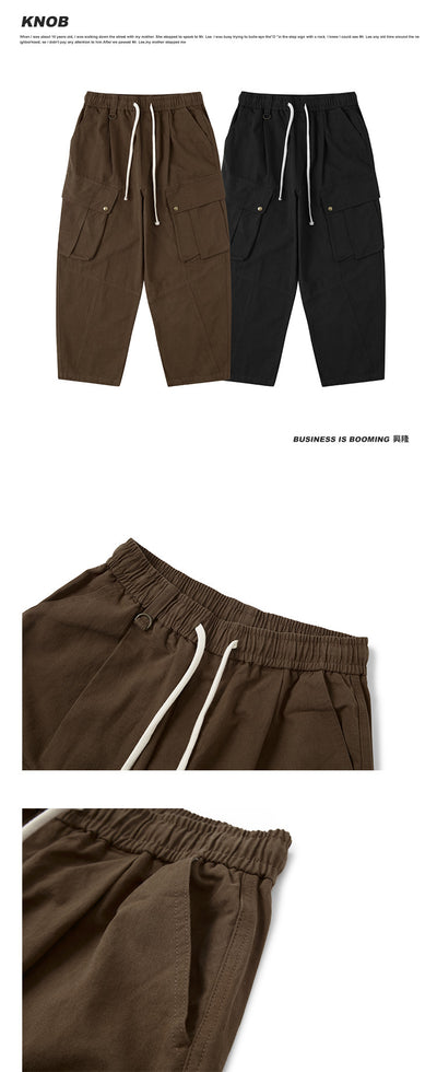Pantalones Casuales Sueltos Estilo Retro Japonés - Image 10