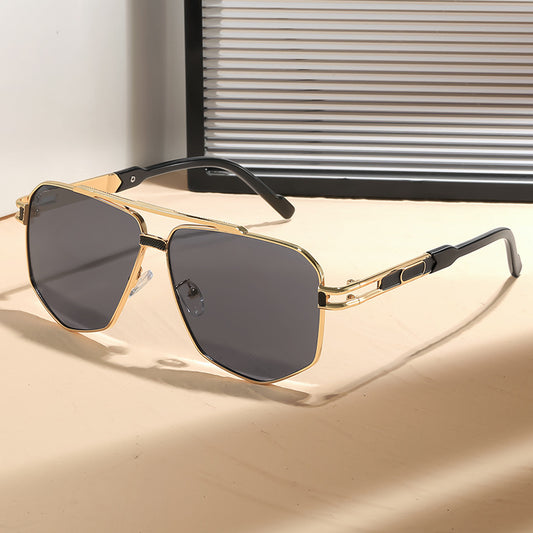 Gafas de Sol Metálicas para Hombre con Protección Solar Premium