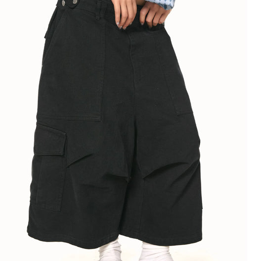 Shorts de Trabajo Vintage Estilo Americano con Bolsillos Grandes - Image 7