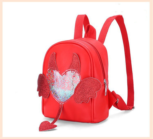 Mochila Infantil de Cuero PU con Decoración de Snacks - Image 4