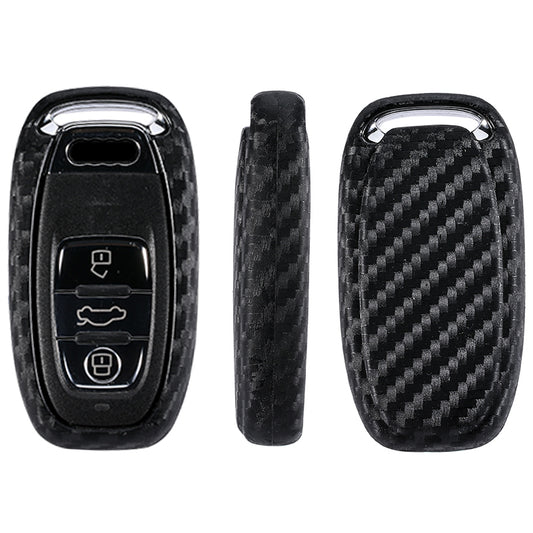 Funda para Llaves de Auto en Fibra de Carbono y Silicona - Image 2